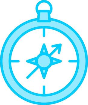 icono de vector de brújula