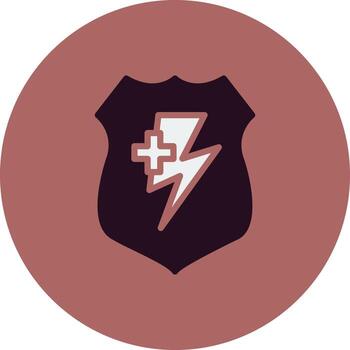 icono de vector de escudo