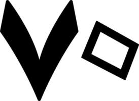 Arábica número setenta vector icono