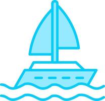 Sail Boat Icon vector