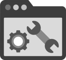 Maintenance repair icon vector