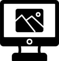 Computer Gallery Icon vector