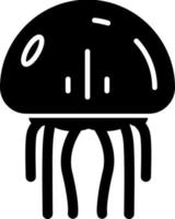 icono de vector de medusas