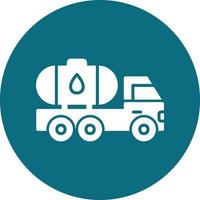 Tank Truck Vector Icon