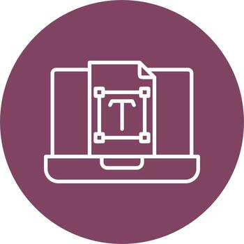 icono de vector de texto