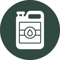 Oil Bottle Vector Icon