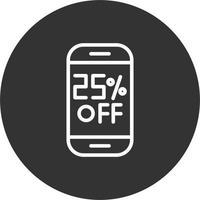 25 Percent Off vector