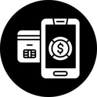 Mobile Banking Vector Icon