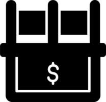 Cash Counter Vector Icon