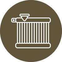 Car Radiator Vector Icon