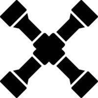 Cross Wrench Vector Icon
