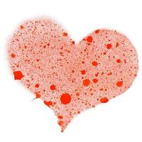 Textured Red heart photo