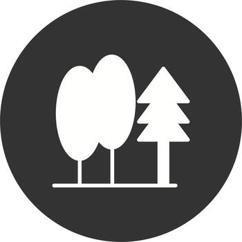 icono de vector de árbol