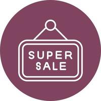 Super Sale Vector Icon