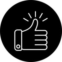 Thumbs Up Vector Icon