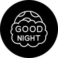 Good Night Vector Icon