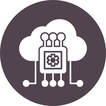 Cloud Computing Vector Icon