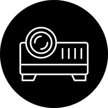 icono de vector de proyector