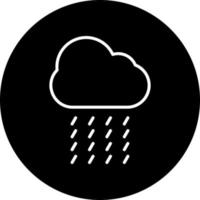 icono de vector de lluvia