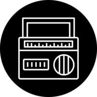 icono de vector de radio