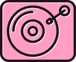 Turntable Vector Icon