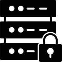 Database Security Vector Icon