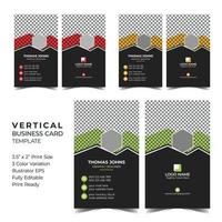 corporativo negocio tarjeta impresión modelo diseño vector