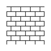 walls building structure line icon vector illustration