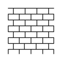 walls building structure line icon vector illustration