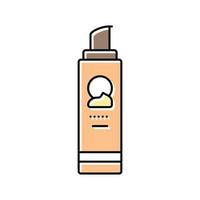 color correcting moisturizer cream color icon vector illustration
