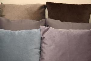 Six pillows background photo