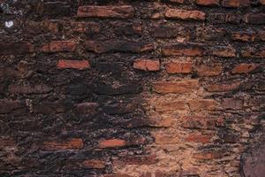 Old historical building brick wall texture background. Brick wall abstract texture background photo