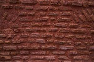 Old red brick wall texture background. Red brick wall texture background photo