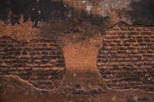 Old historical building brick wall Grunge patterns can be used as a texture background wallpaper photo