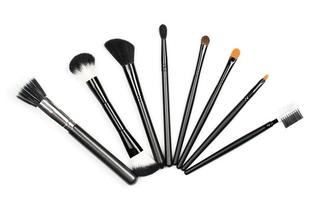 Makeup brush set photo