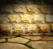 Stone wall background photo