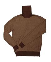 Men's solid color sweater photo