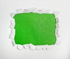 Torn paper with Space photo