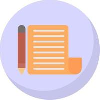 Writing Vector Icon Design