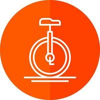 Monocycle Vector Icon Design