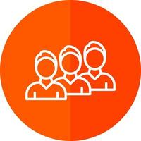 Queue Vector Icon Design