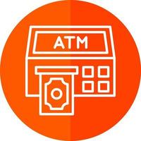 Atm Machine Vector Icon Design