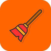 Broom Vector Icon Design