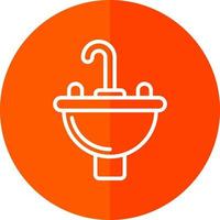 Wash Basin Vector Icon Design