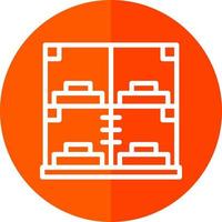 Capsule Hotel Vector Icon Design