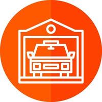 Garage Vector Icon Design