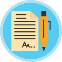 Agreement Vector Icon Design