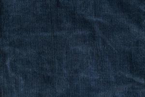 Old Blue Ribbed Corduroy Texture Background. Corduroy Fabric photo