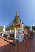 Phra that chae haeng Temple, It is being renovated annually.s photo