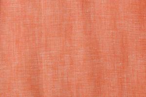 naranja algodón lino fondo, textil paño foto